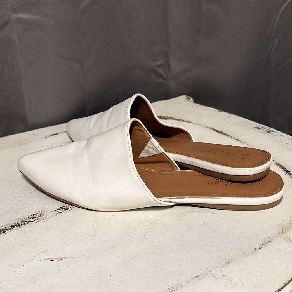 Bonnibel Mule Shoe White Size 9 - Picture 2 of 6